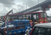 मुंबई में बेस्ट बस हादसा: डिवाइडर से टकराई बस, बुजुर्ग की मौत; ड्राइवर-कंडक्टर घायल